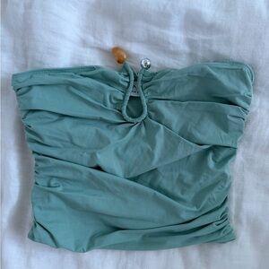 Peppermayo Sage Green Tube Top
